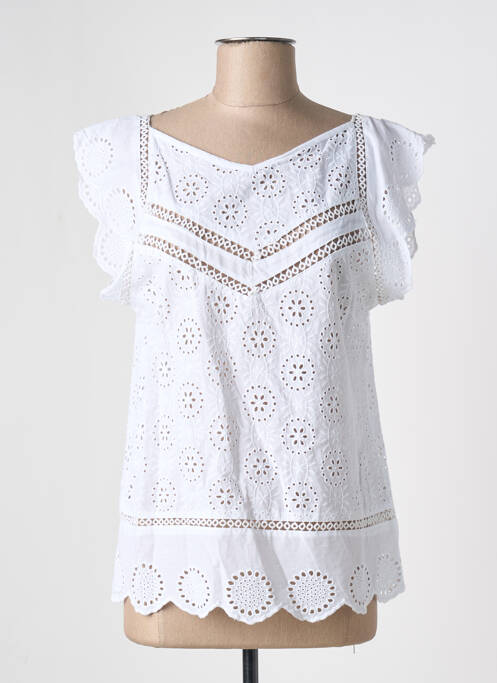 Top blanc MD'M pour femme