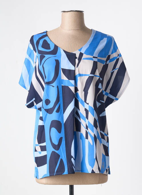 T-shirt bleu BARBARA LEBEK pour femme