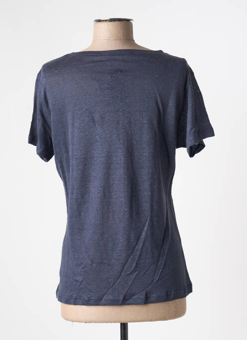 T-shirt bleu I.ODENA pour femme