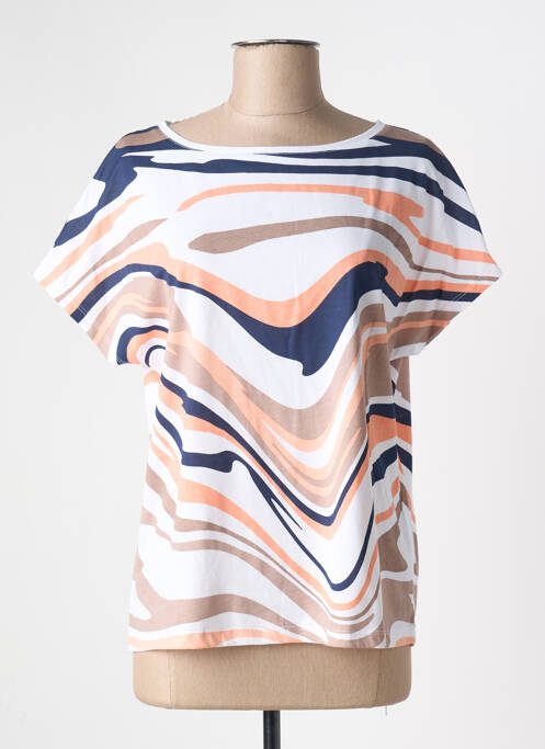 T-shirt orange MARBLE pour femme