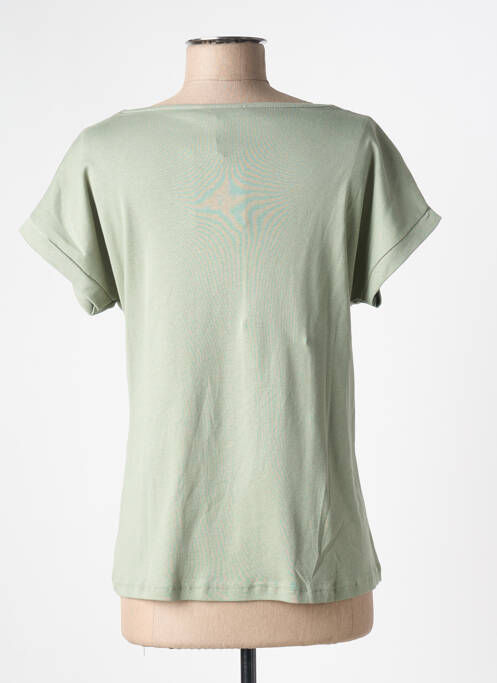 T-shirt vert I.ODENA pour femme