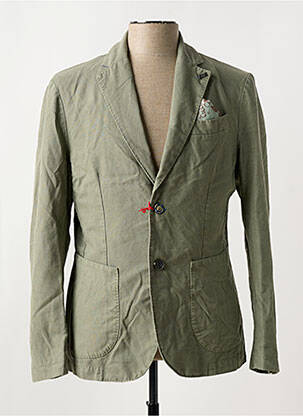 Blazer tissage chiné vert BOB homme