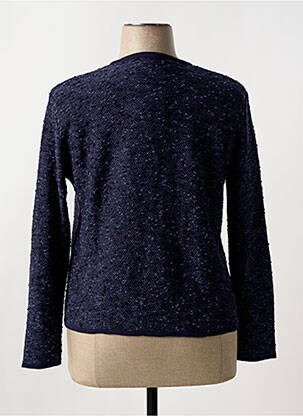 Gilet manches longues stretch bleu I.ODENA femme