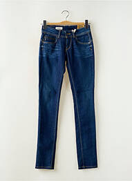 Jeans skinny stretch taille basse bleu TRU BLU femme