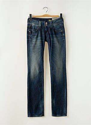 Jeans coupe droite taille basse taille basse bleu PEPE JEANS femme