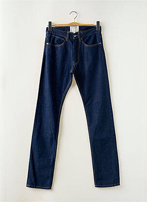 Jeans coupe droite taille haute taille haute bleu BLOTTER ATELIER femme