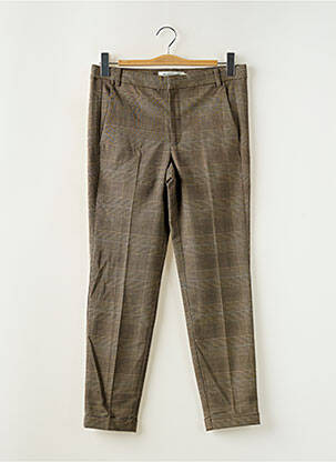Pantalon chino taille normale taille normale marron IN WEAR femme