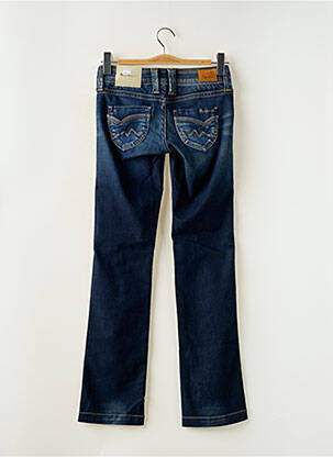 Jeans coupe droite stretch taille basse bleu PEPE JEANS femme