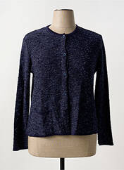 Gilet manches longues bleu I.ODENA pour femme seconde vue