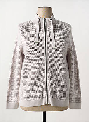 Gilet manches longues gris BARBARA LEBEK pour femme