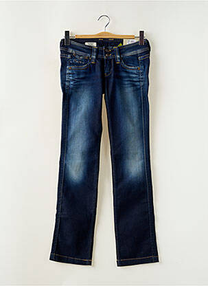 Jeans coupe droite bleu PEPE JEANS pour femme