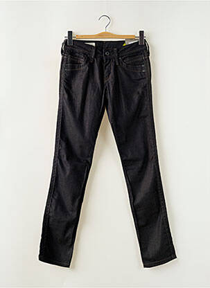Jeans coupe slim noir PEPE JEANS pour femme