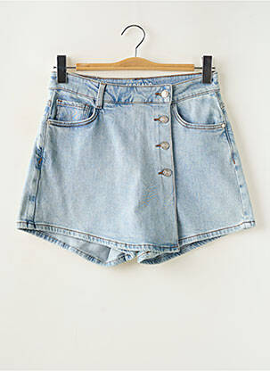 Jupe short bleu ESQUALO pour femme