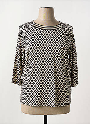 T-shirt noir FRANK WALDER pour femme