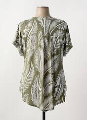 Tunique manches courtes vert MARBLE pour femme seconde vue