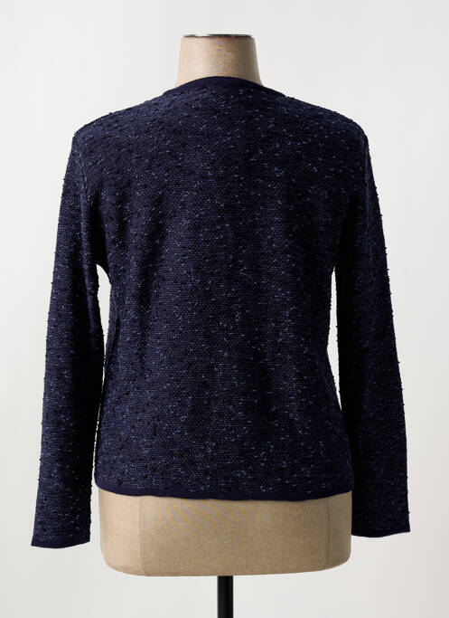 Gilet manches longues bleu I.ODENA pour femme