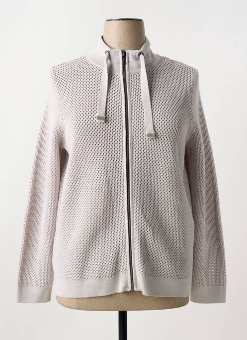 Gilet manches longues stretch gris BARBARA LEBEK femme