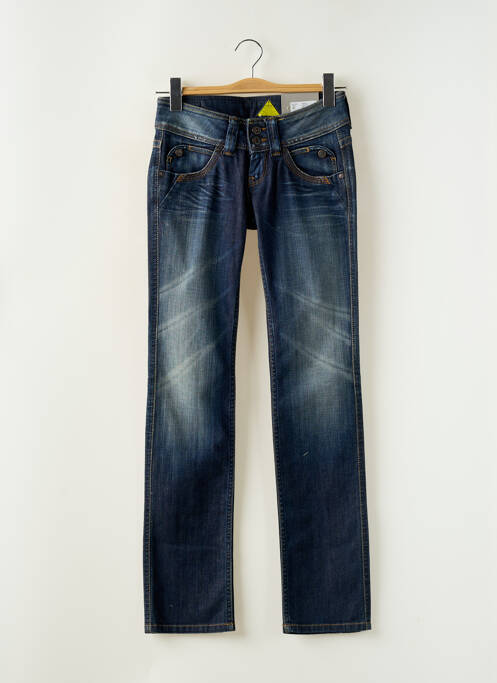 Jeans coupe droite bleu PEPE JEANS pour femme