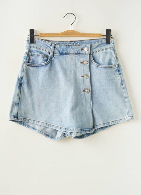Jupe short bleu ESQUALO pour femme