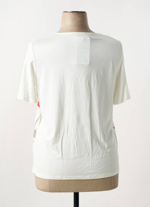 T-shirt beige FRANK WALDER pour femme