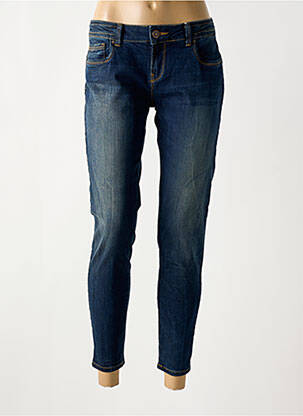 Jeans coupe droite broderie rivets taille normale bleu LTB femme