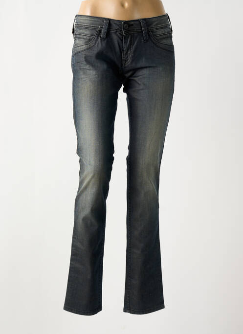 Jeans coupe slim gris PEPE JEANS pour femme