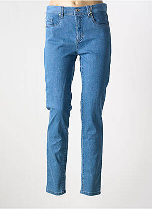 Jeans skinny taille normale taille normale bleu ANNA MONTANA femme