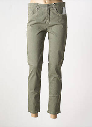 Jeans skinny taille normale taille normale vert ANNA MONTANA femme