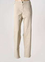 Jeans coupe slim taille normale taille normale beige ANNA MONTANA femme