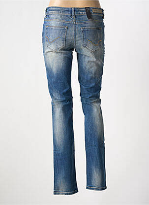 Jeans coupe slim effet usé délavé taille basse bleu ONLY femme