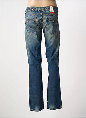Jeans coupe slim effet usé délavé taille basse bleu G STAR femme