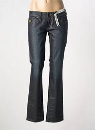 Jeans coupe droite stretch taille basse bleu G STAR femme