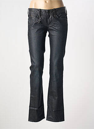 Jeans coupe droite stretch taille basse noir G STAR femme