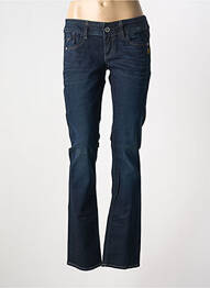 Jeans coupe droite stretch taille basse bleu G STAR femme