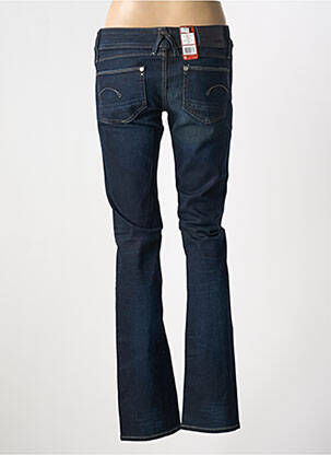 Jeans coupe droite stretch taille basse bleu G STAR femme