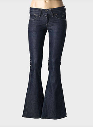 Jean coupe flare stretch taille basse bleu G STAR femme