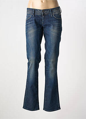 Jeans coupe droite stretch taille basse bleu G STAR femme