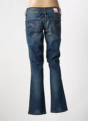Jeans coupe droite stretch taille basse bleu G STAR femme