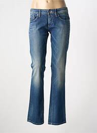 Jeans coupe droite stretch taille basse bleu G STAR femme