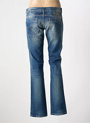 Jeans coupe droite stretch taille basse bleu G STAR femme