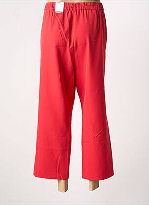 Pantalon 7/8 taille haute taille haute rouge FRANK WALDER femme