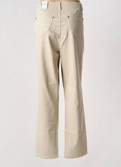 Jeans coupe slim beige ANNA MONTANA pour femme seconde vue