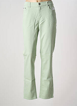 Jeans coupe slim vert ANNA MONTANA pour femme