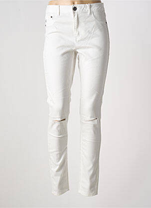 Jeans skinny blanc DESIRES pour femme