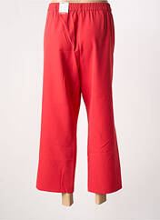 Pantalon 7/8 rouge FRANK WALDER pour femme seconde vue