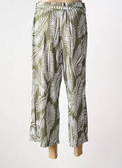 Pantalon 7/8 vert MARBLE pour femme seconde vue