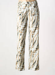 Pantalon flare beige EVA KAYAN pour femme seconde vue