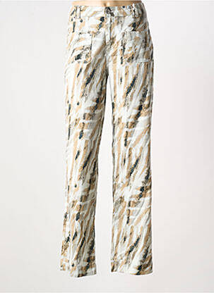 Pantalon flare beige EVA KAYAN pour femme