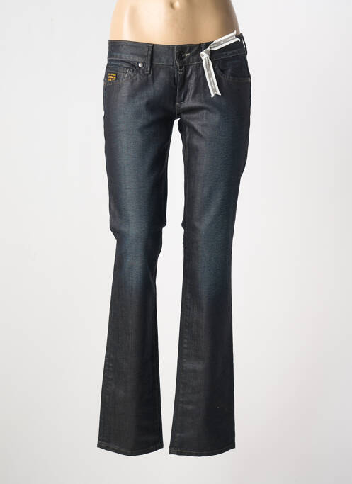 Jeans coupe droite bleu G STAR pour femme
