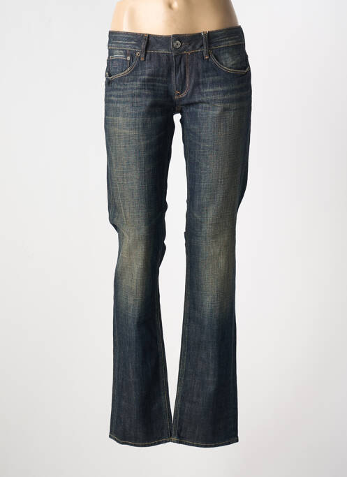 Jeans coupe droite bleu G STAR pour femme